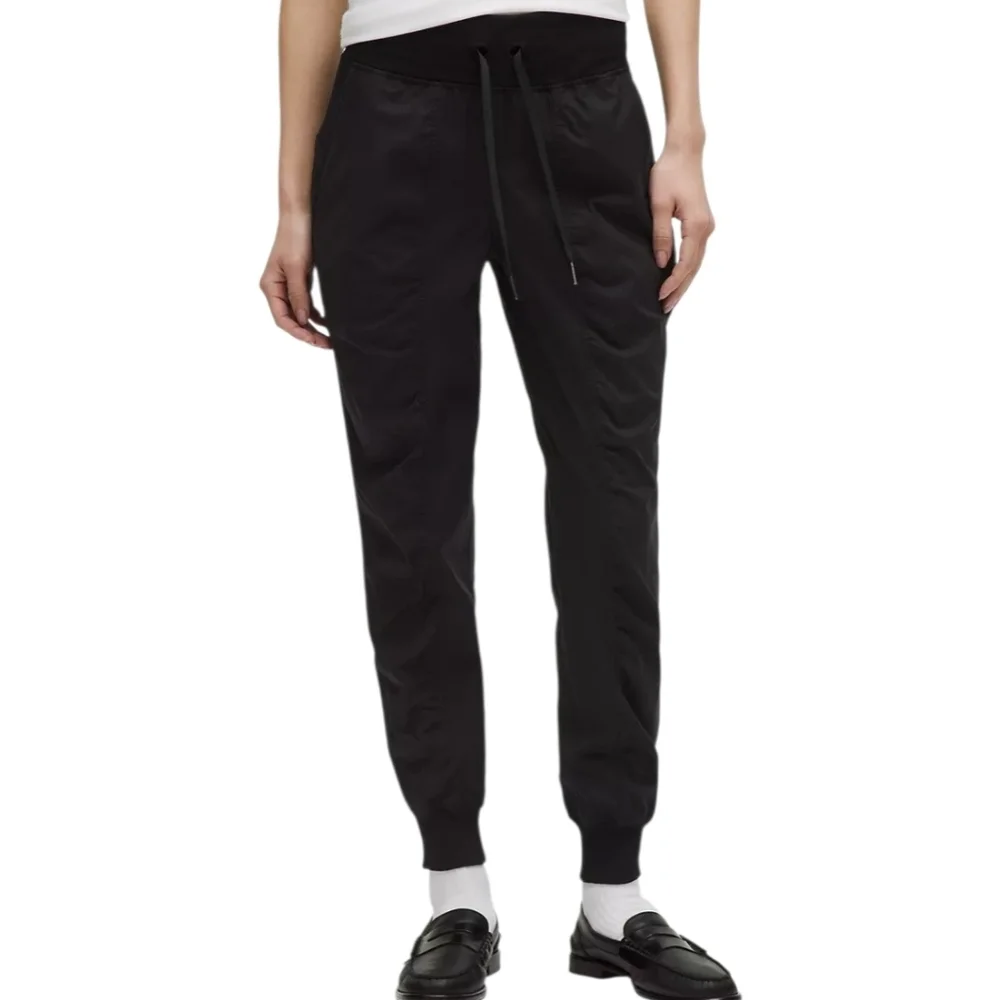 lululemon athletica Black Dance Studio Jogger Pants with Drawstring Size 4